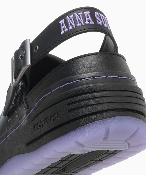 ANNA SUI(アナスイ)の「CONVERSE WEAPON PLTS CLG OX / ANNA SUI BLACK/PURPLE(スニーカー・レディース・ブラック・23cm/25cm/24.5cm/24cm/23.5cm)」の10枚目の写真