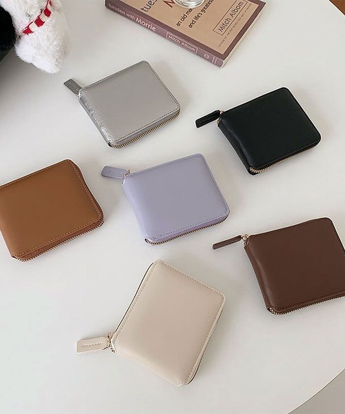 ammy.（エイミードット）の「【 ammy. / エイミードット 】 ミニマル ラウンジ ジップ 財布（財布・レディース・ブラウン/ダークブラウン/パープル/シルバー/アイボリー/ブラック・FREE）」の7枚目の写真