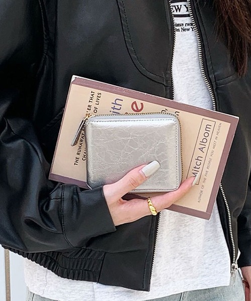 ammy.（エイミードット）の「【 ammy. / エイミードット 】 ミニマル ラウンジ ジップ 財布（財布・レディース・ブラウン/ダークブラウン/パープル/シルバー/アイボリー/ブラック・FREE）」の11枚目の写真