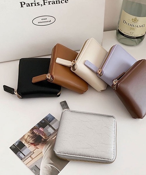 ammy.（エイミードット）の「【 ammy. / エイミードット 】 ミニマル ラウンジ ジップ 財布（財布・レディース・ブラウン/ダークブラウン/パープル/シルバー/アイボリー/ブラック・FREE）」の8枚目の写真