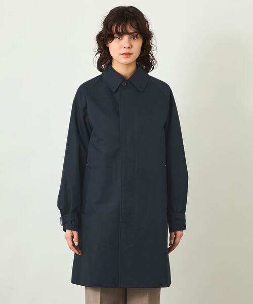 MACKINTOSH PHILOSOPHY(マッキントッシュ フィロソフィー)の「【GREY LABEL】COVENEY(コベニー) ライトギャバジン製(トレンチコート・レディース・ベージュ系その他4/ダークネイビー・3/2/6)」の12枚目の写真