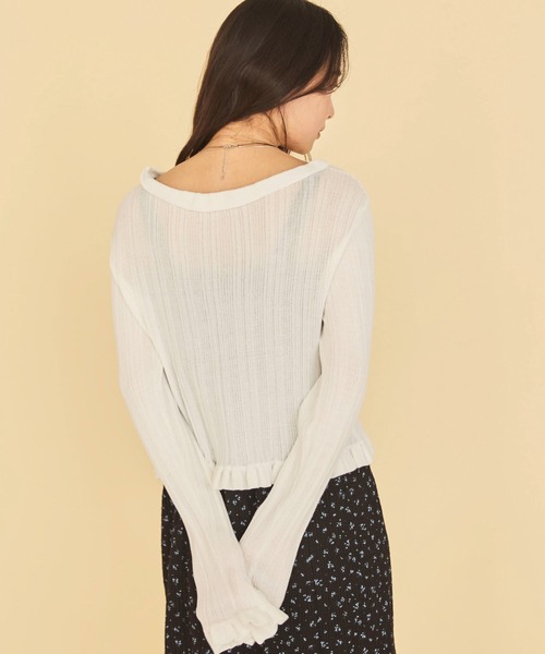 archives（アルシーヴ）の「レーストリム花柄キャミワンピース（ワンピース・レディース・ブラック/アイボリー・MEDIUM）」の9枚目の写真