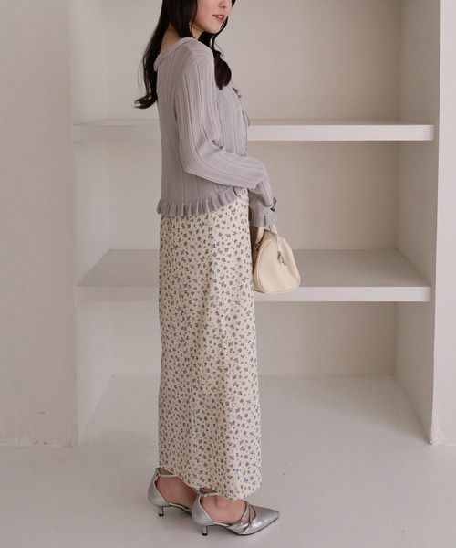 archives（アルシーヴ）の「レーストリム花柄キャミワンピース（ワンピース・レディース・ブラック/アイボリー・MEDIUM）」の19枚目の写真