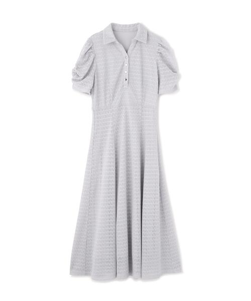 PROPORTION BODY DRESSING（プロポーションボディドレッシング）の「ストレッチレース襟付きワンピース / 1216140309（ワンピース・レディース・ピンク/ホワイト系その他/グレー・MEDIUM/SMALL）」の5枚目の写真