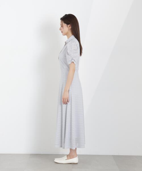 PROPORTION BODY DRESSING（プロポーションボディドレッシング）の「ストレッチレース襟付きワンピース / 1216140309（ワンピース・レディース・ピンク/ホワイト系その他/グレー・MEDIUM/SMALL）」の16枚目の写真