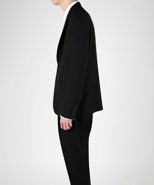 LAD MUSICIAN（ラッドミュージシャン）の「WOOL GABARDINE STANDARD JACKET（テーラードジャケット・メンズ・ブラック・42/46/44）」の3枚目の写真