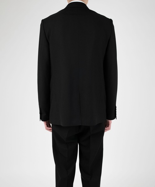 LAD MUSICIAN（ラッドミュージシャン）の「WOOL GABARDINE STANDARD JACKET（テーラードジャケット・メンズ・ブラック・42/46/44）」の4枚目の写真