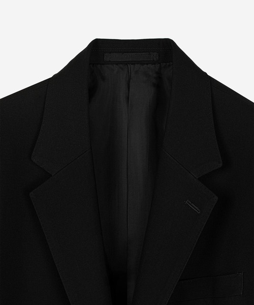 LAD MUSICIAN（ラッドミュージシャン）の「WOOL GABARDINE STANDARD JACKET（テーラードジャケット・メンズ・ブラック・42/46/44）」の6枚目の写真