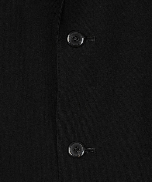 LAD MUSICIAN（ラッドミュージシャン）の「WOOL GABARDINE STANDARD JACKET（テーラードジャケット・メンズ・ブラック・42/46/44）」の8枚目の写真