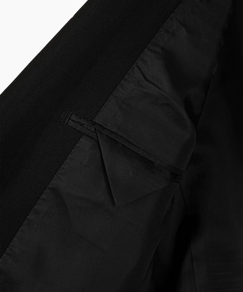 LAD MUSICIAN（ラッドミュージシャン）の「WOOL GABARDINE STANDARD JACKET（テーラードジャケット・メンズ・ブラック・42/46/44）」の10枚目の写真