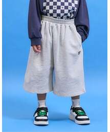 b・ROOM（ビールーム）の「8分丈ワイドスウェットパンツ【MNCM】（スウェットパンツ）」