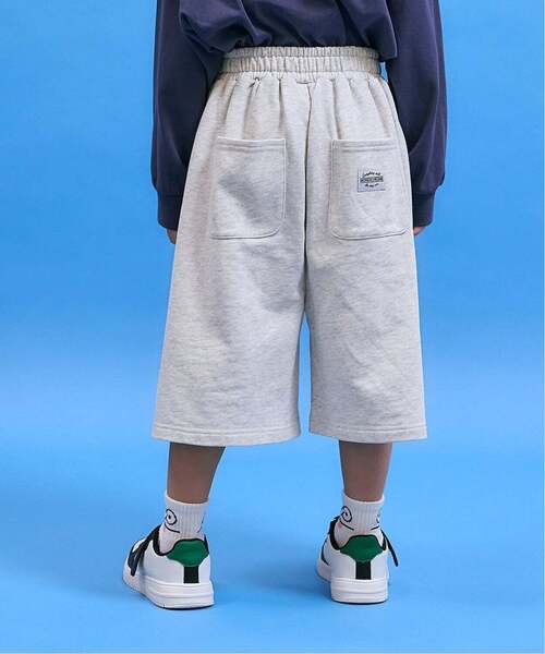 b・ROOM(ビールーム)の「8分丈ワイドスウェットパンツ【MNCM】(スウェットパンツ・キッズ・ホワイト系その他/ブラック/カーキ/トップグレー・110cm/130cm/140cm/150cm/120cm)」の7枚目の写真