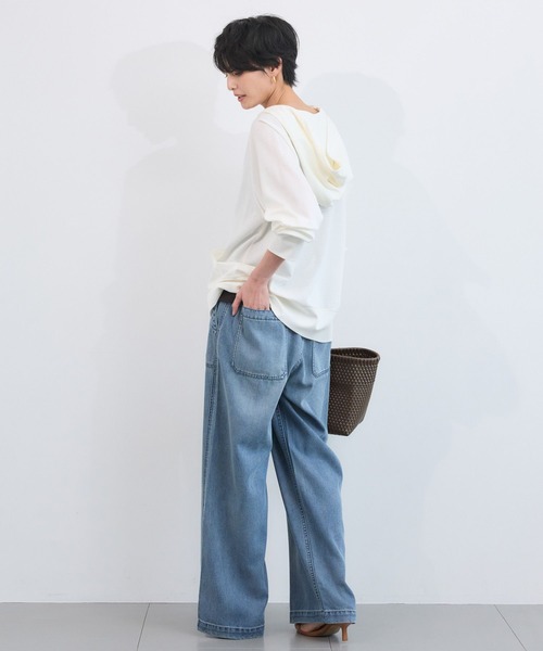 BARNYARDSTORM(バンヤードストーム)の「BARNYARDSTORM / テンセルワイドデニム【WEB限定サイズL】(デニムパンツ・レディース・グレー/インディゴブルー・M/S/L)」の19枚目の写真