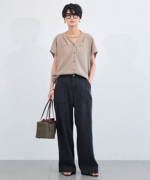 BARNYARDSTORM(バンヤードストーム)の「BARNYARDSTORM / テンセルワイドデニム【WEB限定サイズL】(デニムパンツ・レディース・グレー/インディゴブルー・M/S/L)」の22枚目の写真