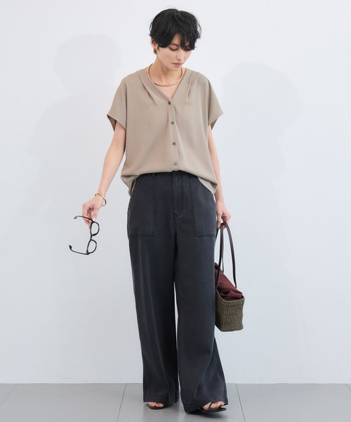 BARNYARDSTORM(バンヤードストーム)の「BARNYARDSTORM / テンセルワイドデニム【WEB限定サイズL】(デニムパンツ・レディース・グレー/インディゴブルー・M/S/L)」の16枚目の写真