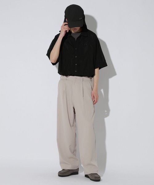 LAKOLE（ラコレ）の「【セットアップ可】メッシュストライプオープンシャツ / 665195（シャツ/ブラウス・メンズ・ブラック/ブラウン・MEDIUM/LARGE）」の20枚目の写真