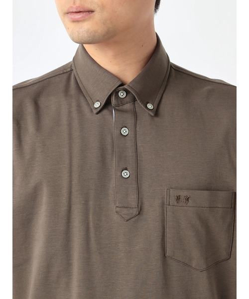 McGREGOR（マックレガー）の「シルケットポンチポロ（ポロシャツ・メンズ・ブラウン/アイボリー・M/L/XL）」の7枚目の写真