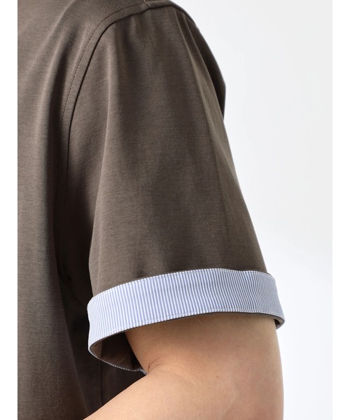 McGREGOR（マックレガー）の「シルケットポンチポロ（ポロシャツ・メンズ・ブラウン/アイボリー・M/L/XL）」の8枚目の写真