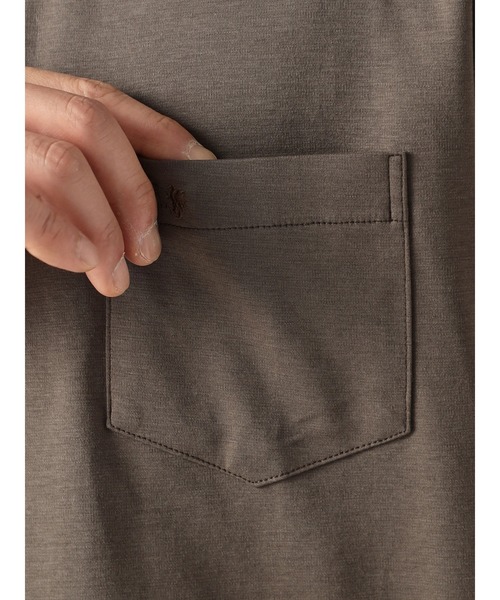 McGREGOR（マックレガー）の「シルケットポンチポロ（ポロシャツ・メンズ・ブラウン/アイボリー・M/L/XL）」の10枚目の写真