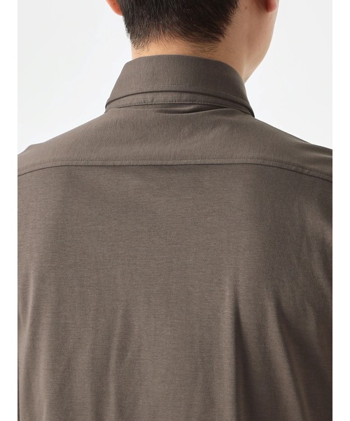 McGREGOR（マックレガー）の「シルケットポンチポロ（ポロシャツ・メンズ・ブラウン/アイボリー・M/L/XL）」の14枚目の写真