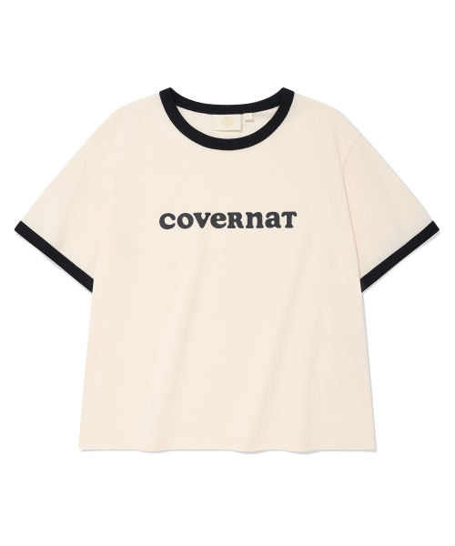 COVERNAT WOMAN(カバーナットウーマン)の「ウーマンクロップクーパーロゴリンガーTシャツアイボリー(Tシャツ/カットソー・レディース・その他・WS/WM)」の12枚目の写真