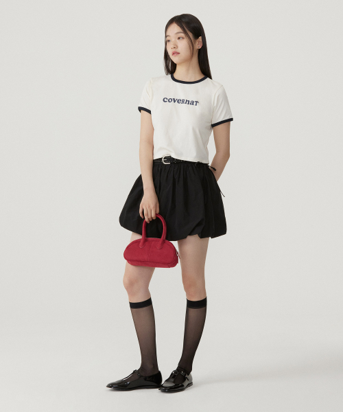 COVERNAT WOMAN(カバーナットウーマン)の「ウーマンクロップクーパーロゴリンガーTシャツアイボリー(Tシャツ/カットソー・レディース・その他・WS/WM)」の10枚目の写真
