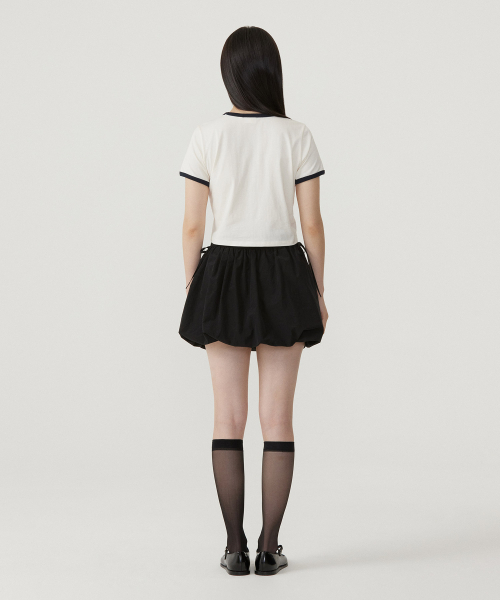 COVERNAT WOMAN(カバーナットウーマン)の「ウーマンクロップクーパーロゴリンガーTシャツアイボリー(Tシャツ/カットソー・レディース・その他・WS/WM)」の9枚目の写真