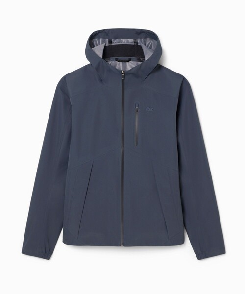 LACOSTE（ラコステ）の「撥水 防風 透湿 3レイヤー 止水ジップ 軽量フーデッドジャケット（マウンテンパーカー・メンズ・ダークアッシュ・50/48/46/52）」の14枚目の写真