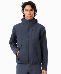 LACOSTE | 撥水 防風 透湿 3レイヤー 止水ジップ 軽量フーデッドジャケット(マウンテンパーカー)