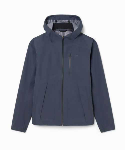 LACOSTE（ラコステ）の「撥水 防風 透湿 3レイヤー 止水ジップ 軽量フーデッドジャケット（マウンテンパーカー・メンズ・ダークアッシュ・50/48/46/52）」の5枚目の写真