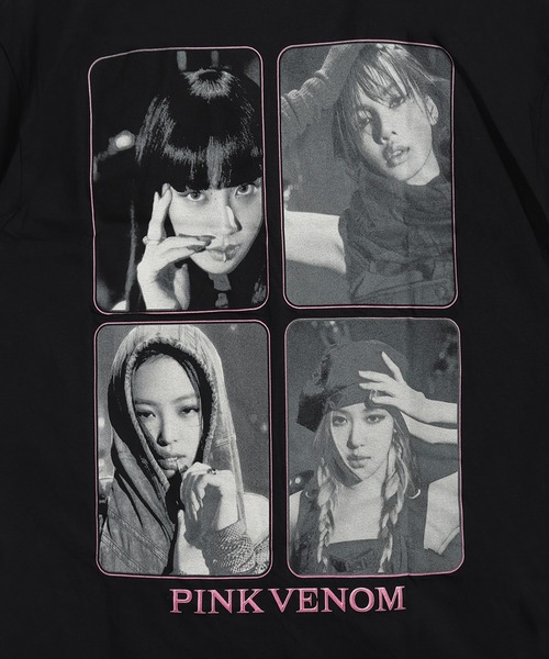 ROCK-OFF(ロックオフ)の「ROCKOFF オーバーサイズ ブラックピンク / BLACK PINK グラフィック 半袖Tシャツ フォトプリント ロゴT K-POP 韓国ファッション(Tシャツ/カットソー・メンズ・ホワイト/ブラック/ブラック系その他2/ブラック系その他・M/L/XL)」の19枚目の写真