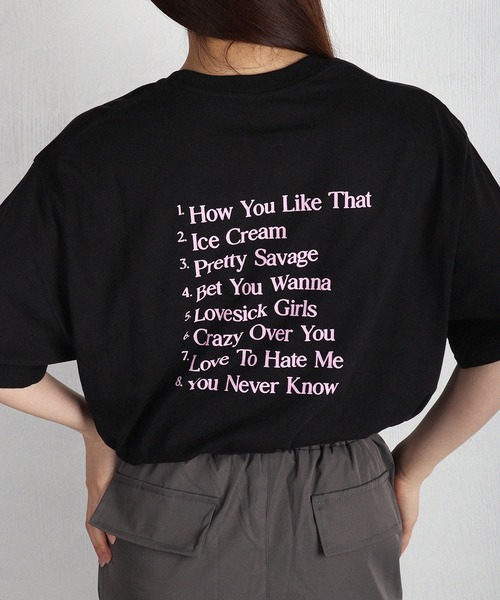 ROCK-OFF(ロックオフ)の「ROCKOFF オーバーサイズ ブラックピンク / BLACK PINK グラフィック 半袖Tシャツ フォトプリント ロゴT K-POP 韓国ファッション(Tシャツ/カットソー・メンズ・ホワイト/ブラック/ブラック系その他2/ブラック系その他・M/L/XL)」の20枚目の写真