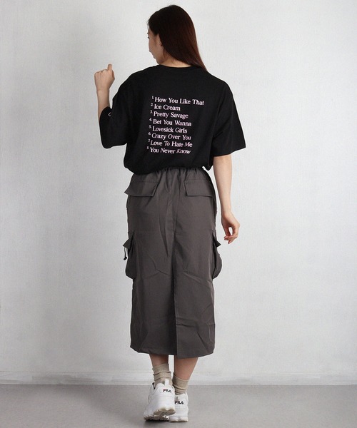 ROCK-OFF(ロックオフ)の「ROCKOFF オーバーサイズ ブラックピンク / BLACK PINK グラフィック 半袖Tシャツ フォトプリント ロゴT K-POP 韓国ファッション(Tシャツ/カットソー・メンズ・ホワイト/ブラック/ブラック系その他2/ブラック系その他・M/L/XL)」の22枚目の写真