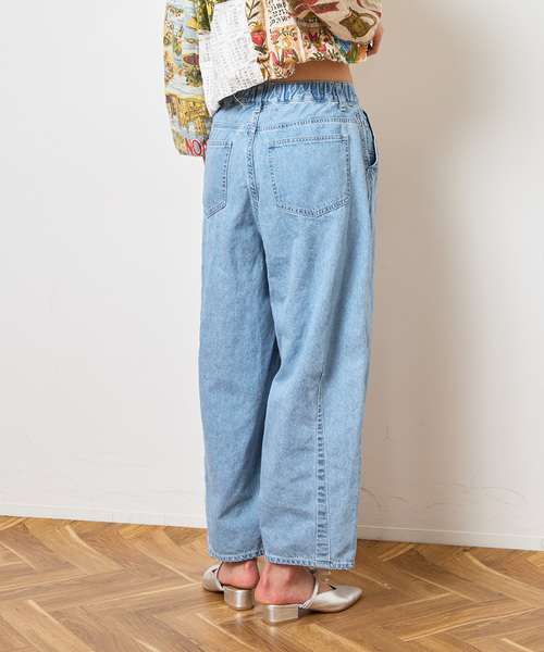 Bonum(ボナム)の「ライトデニムバレルデニムパンツ(デニムパンツ・レディース・コバルトブルー・LARGE/MEDIUM)」の18枚目の写真