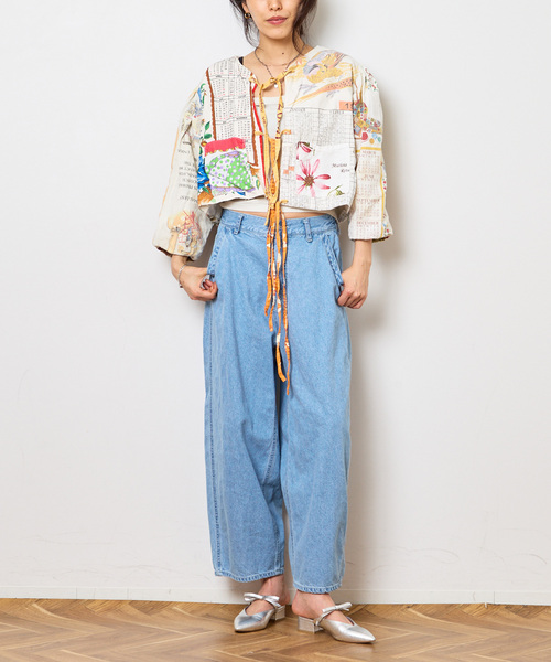 Bonum(ボナム)の「ライトデニムバレルデニムパンツ(デニムパンツ・レディース・コバルトブルー・LARGE/MEDIUM)」の20枚目の写真