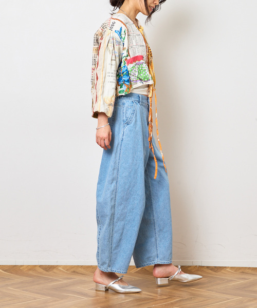 Bonum(ボナム)の「ライトデニムバレルデニムパンツ(デニムパンツ・レディース・コバルトブルー・LARGE/MEDIUM)」の21枚目の写真