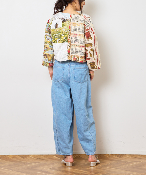 Bonum(ボナム)の「ライトデニムバレルデニムパンツ(デニムパンツ・レディース・コバルトブルー・LARGE/MEDIUM)」の22枚目の写真