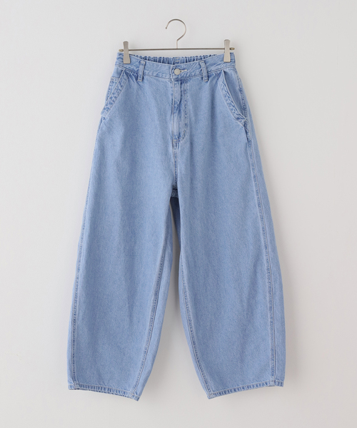 Bonum(ボナム)の「ライトデニムバレルデニムパンツ(デニムパンツ・レディース・コバルトブルー・LARGE/MEDIUM)」の4枚目の写真