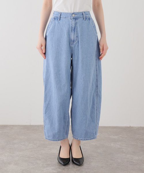 Bonum(ボナム)の「ライトデニムバレルデニムパンツ(デニムパンツ・レディース・コバルトブルー・LARGE/MEDIUM)」の5枚目の写真