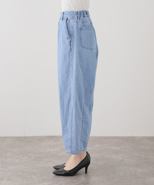 Bonum(ボナム)の「ライトデニムバレルデニムパンツ(デニムパンツ・レディース・コバルトブルー・LARGE/MEDIUM)」の6枚目の写真
