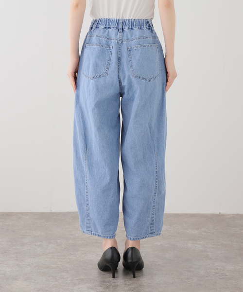 Bonum(ボナム)の「ライトデニムバレルデニムパンツ(デニムパンツ・レディース・コバルトブルー・LARGE/MEDIUM)」の7枚目の写真