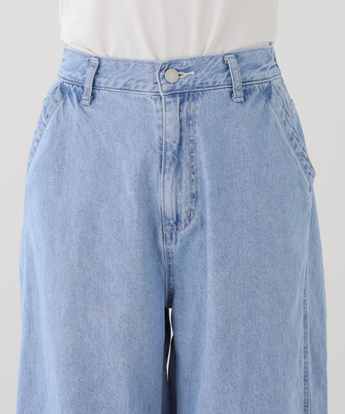 Bonum(ボナム)の「ライトデニムバレルデニムパンツ(デニムパンツ・レディース・コバルトブルー・LARGE/MEDIUM)」の8枚目の写真