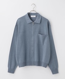 RAGEBLUE | High-Spec Zip knit Shirt/透かしジップニットシャツカーデ(シャツ/ブラウス)