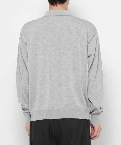 RAGEBLUE（レイジブルー）の「High-Spec Zip knit Shirt/透かしジップニットシャツカーデ（シャツ/ブラウス・メンズ・ブルー/グレー/ライトグレー/イエロー・LARGE/MEDIUM/SMALL）」の22枚目の写真