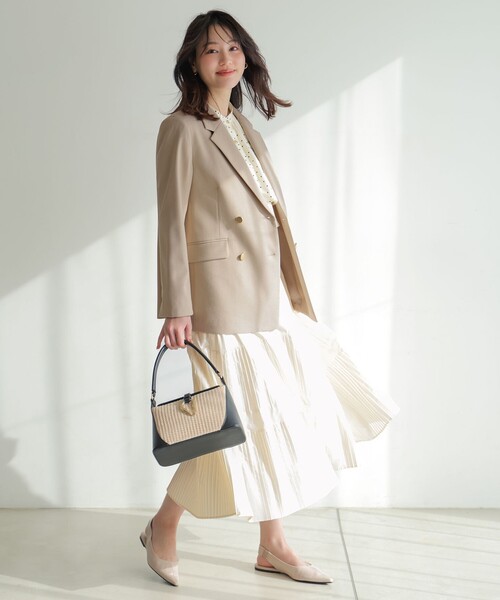 ANY SIS（エニィスィス）の「雑材コンビハンドルバッグ（ハンドバッグ・レディース・アイボリー系/ブラック系・F）」の9枚目の写真
