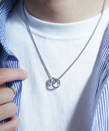 ZIP FIVE（ジップファイブ）の「ステンレス素材 3タイプ シルバーネックレス（ネックレス）」