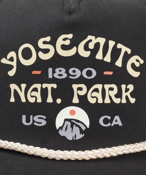 AMERICAN NEEDLE(アメリカンニードル)の「【AMERICAN NEEDLE/アメリカンニードル】Yosemite National Park Heritage Patch Rope Cap(キャップ・メンズ・ブラック・FREE)」の2枚目の写真