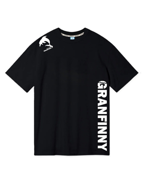 GRANFINNY(グランフィニ)の「ドルフィン 半袖Tシャツ GSN(Tシャツ/カットソー・レディース・ホワイト/ブラック/ネイビー/ブルーグレー/イエロー系その他・MEDIUM/LARGE/X-LARGE/2XL)」の2枚目の写真