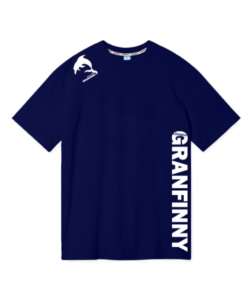 GRANFINNY(グランフィニ)の「ドルフィン 半袖Tシャツ GSN(Tシャツ/カットソー・レディース・ホワイト/ブラック/ネイビー/ブルーグレー/イエロー系その他・MEDIUM/LARGE/X-LARGE/2XL)」の7枚目の写真
