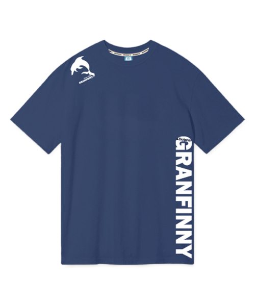 GRANFINNY(グランフィニ)の「ドルフィン 半袖Tシャツ GSN(Tシャツ/カットソー・レディース・ホワイト/ブラック/ネイビー/ブルーグレー/イエロー系その他・MEDIUM/LARGE/X-LARGE/2XL)」の8枚目の写真